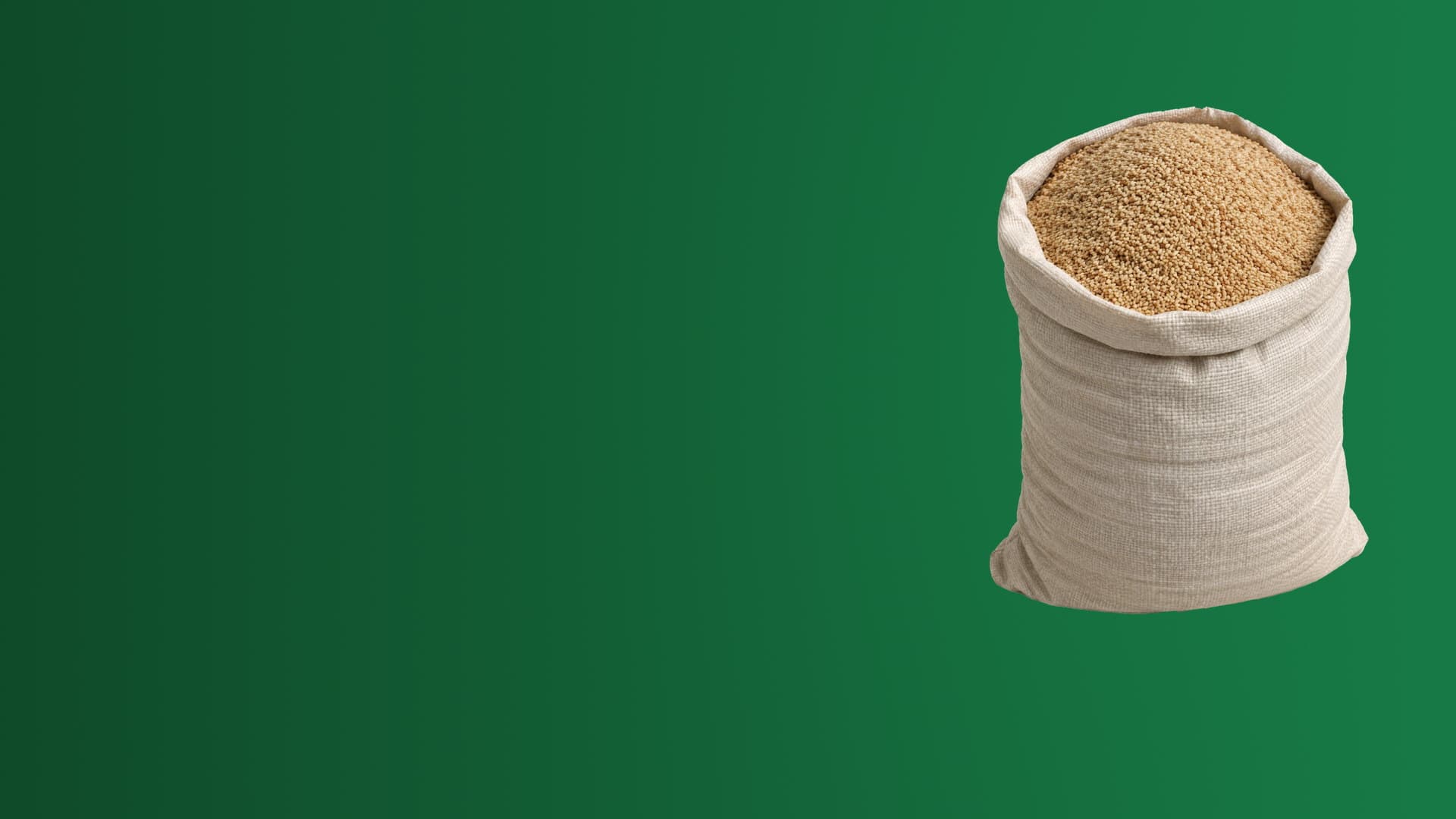 A sack of sesame seed